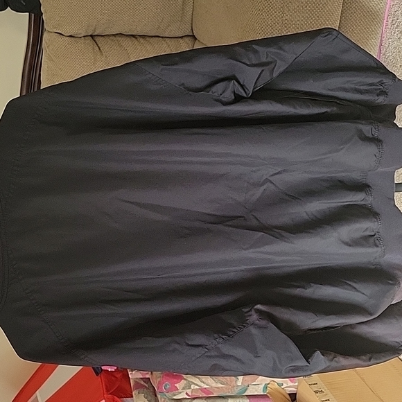 Stone Hill men's black LS pull over windbreaker - Picture 4 of 4